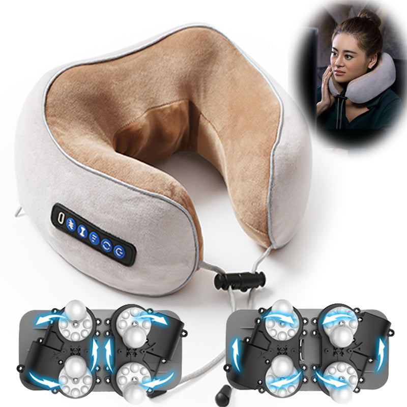 U-shaped Cervical Massage Pillow