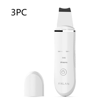 Ultrasonic Skin Scrubber Deep Face Cleaning Machine Peeling Shovel Facial Pore Cleaner Face Skin Scrubber Lift Machine