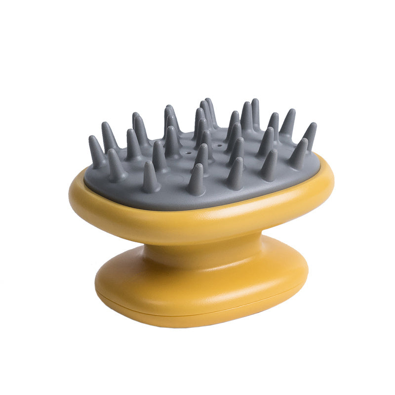 Silicone Head Body Scalp Massage Shampoo Brush Multiple Color Promote Blood Circulation