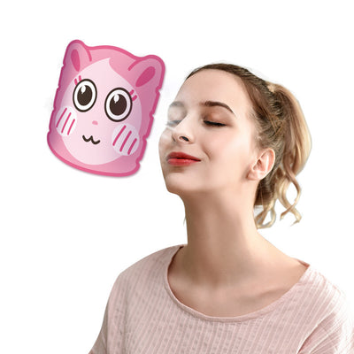 hot compress steam mask with peach and rose Fagrance.