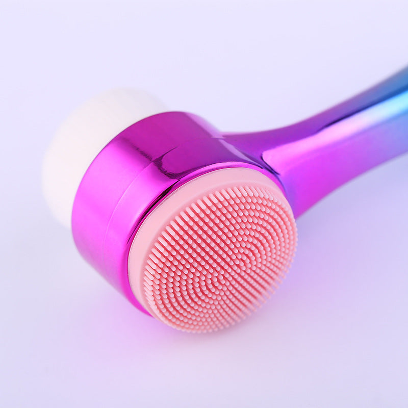 Flexible Fiber Silicone Massage Facial Brush